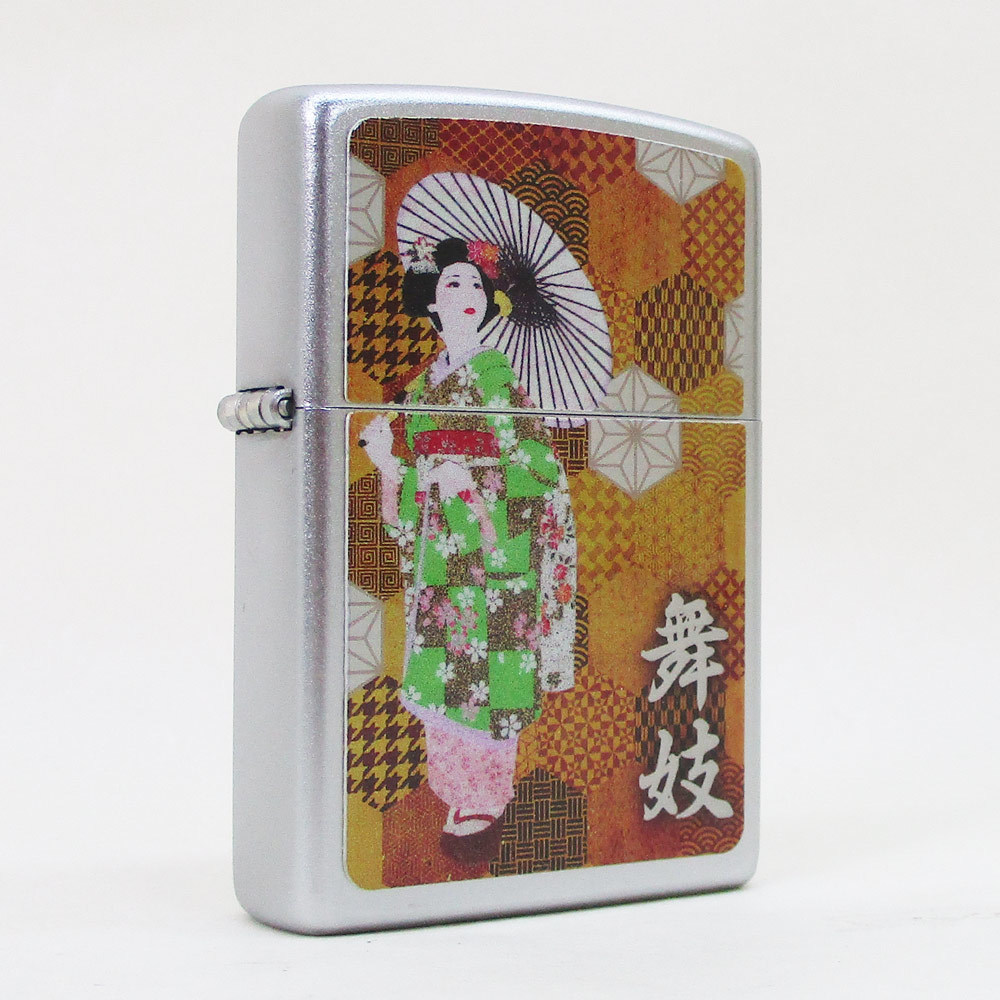 ジッポー オイルライター USA Zippo 和柄シリーズ 舞妓 SP-KE_画像3