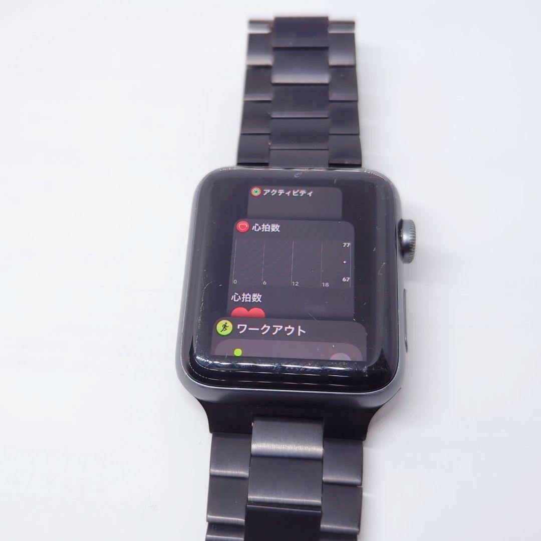 【稼働品】アップルウォッチ 充電式 シリーズ3 42MM 腕時計
