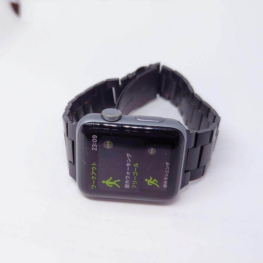 【稼働品】アップルウォッチ 充電式 シリーズ3 42MM 腕時計