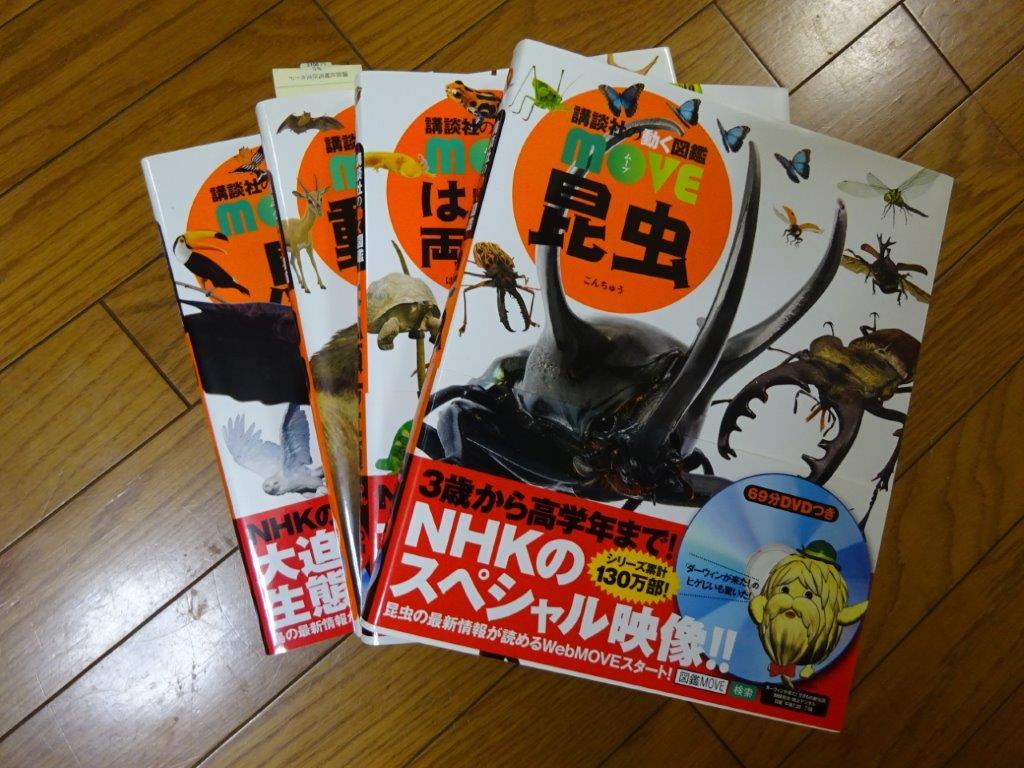 4冊セット 送料込 講談社の動く図鑑Move 動物/昆虫/は虫類 4冊セット 送料込 講談社の動く図鑑Move 動物/昆虫/は虫類