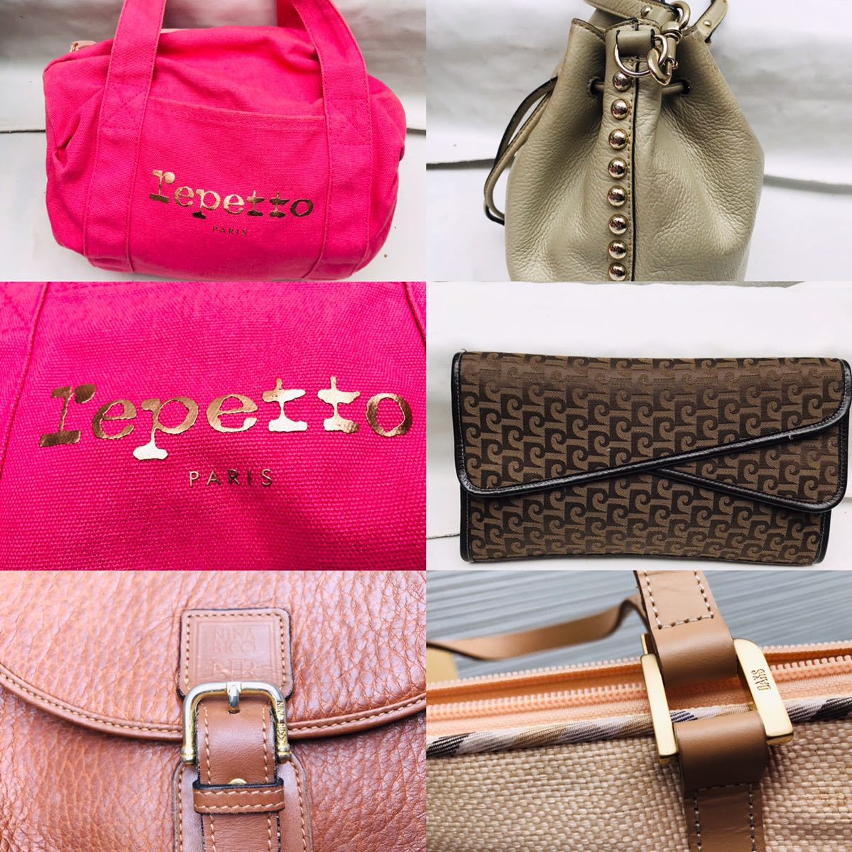 514 DAKS pierrecardin NINARICCI mila schon 森英恵repetto レペットREBECCA MINKOFF FIRANO フィラノ　等　ブランドバッグ　まとめ売り_画像8