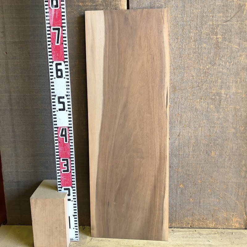 【EK8F】マンソニア 755×265×18㎜ アフリカンブラックウォルナット 一枚板 材料 天然木 無垢材 乾燥材 銘木 材木 木工《銘木登屋》_画像8