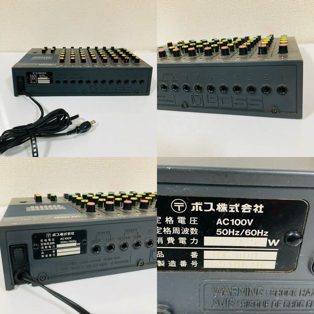 BOSS BX-800 8ch ステレオミキサー 音響機器 機材 Roland mixerローランド_画像10