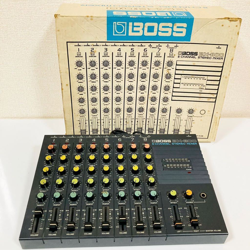 BOSS BX-800 8ch ステレオミキサー 音響機器 機材 Roland mixerローランド_画像1