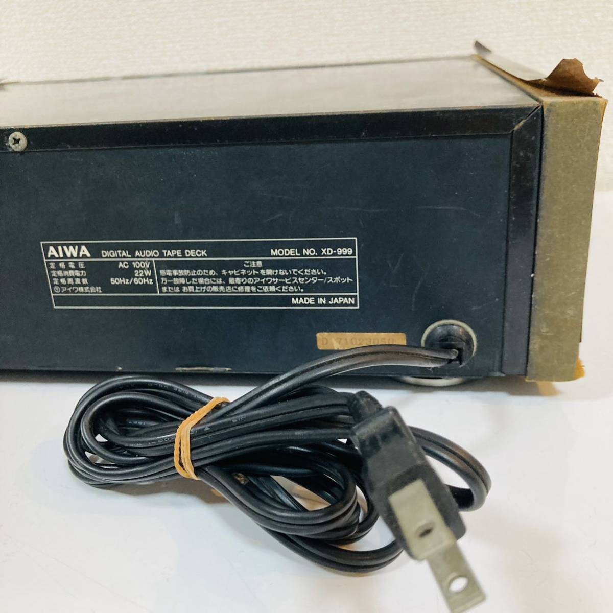 Yahoo!オークション - AIWA アイワ DATデッキ XD-999 (カセット Yahoo!オークション - AIWA アイワ DATデッキ XD-999 (カセット