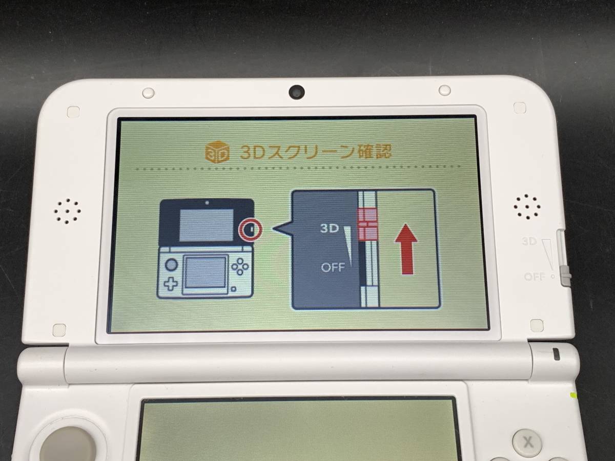 ★【同梱不可】中古品 Nintendo ニンテンドー3DS LL ピンク×ホワイト 本体 動作確認済み_画像3