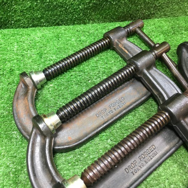 tokyo suzuki N-4 シャコ万力 DROP FORGED 7個セット【中古】※長期保管品の為、サビ、傷、油汚れ等ございます_画像8