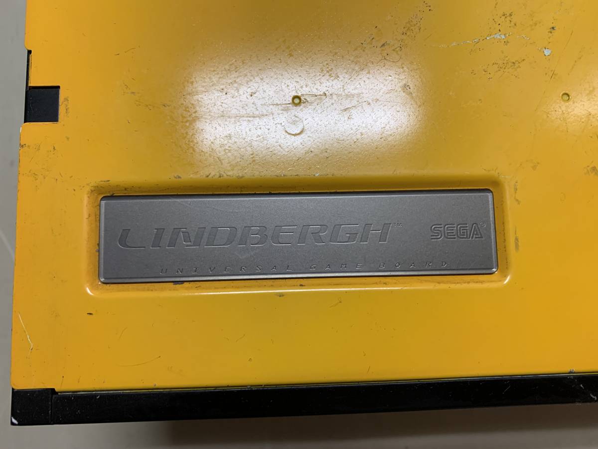 キーチップ付！中古基板【リンドバーグ 黄色 / Lindbergh Yellow】＊セガ / SEGA, ジャンク扱い_画像2