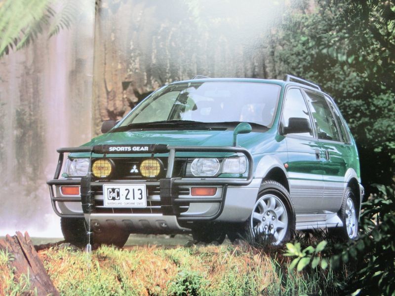 * free shipping! prompt decision!# Mitsubishi RVR sports gear ( first generation previous term N23WG/N28WG type ) catalog *1992 year all 14 page beautiful goods!*MITSUBISHI RVR SPORTS GEAR