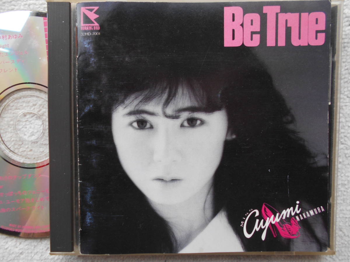 中村あゆみ●CD●Be True●シティポップ ●定価3200円 初期CD 旧規格 税表記なし！！_画像1