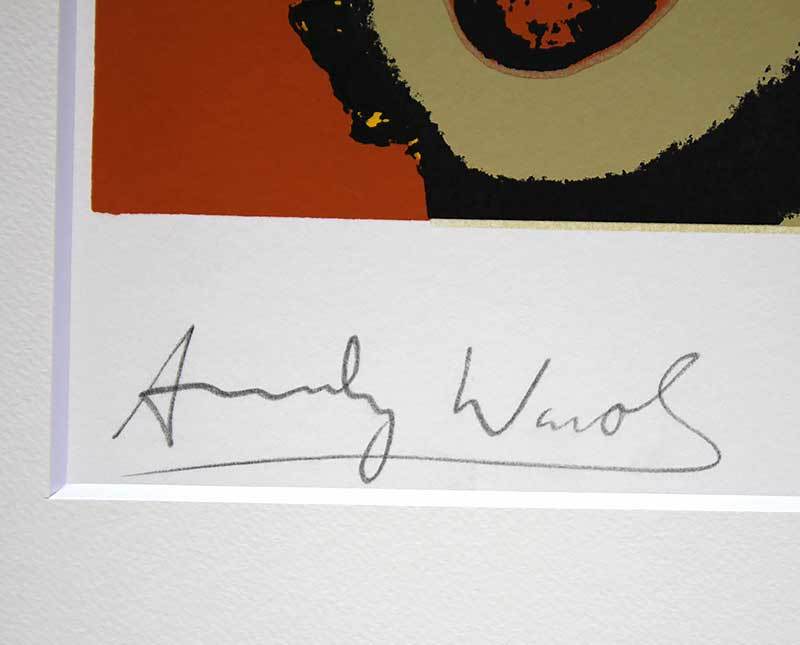 アンディ・ウォーホル 証明書 シルク 直筆サイン「Marilyn Monroe　マリリン・モンロー　126/250」_画像3
