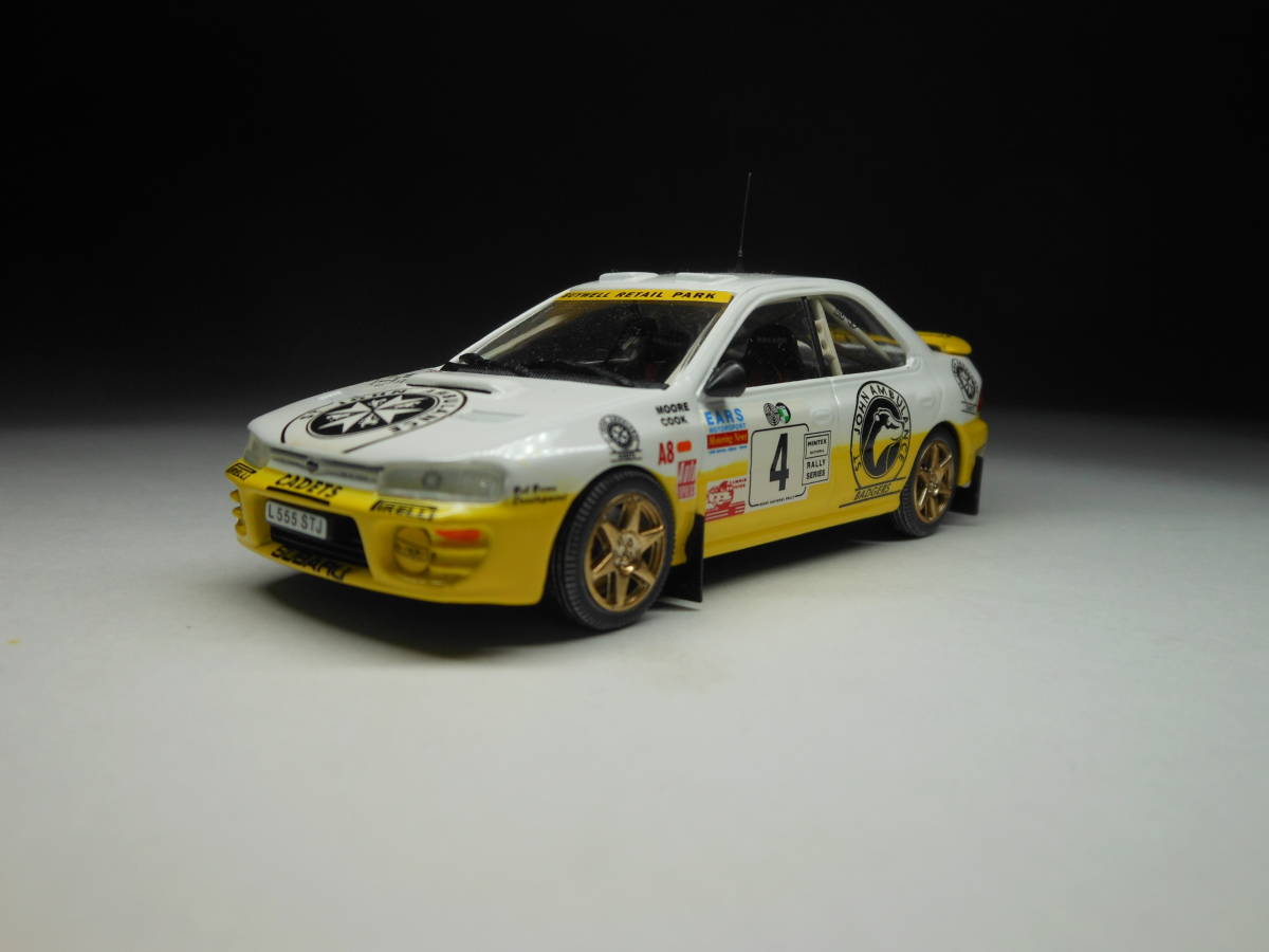  Toro hyu-1/43 Subaru * Impreza STi...#4 MOORE / COOK... Man island Rally ( box less .)