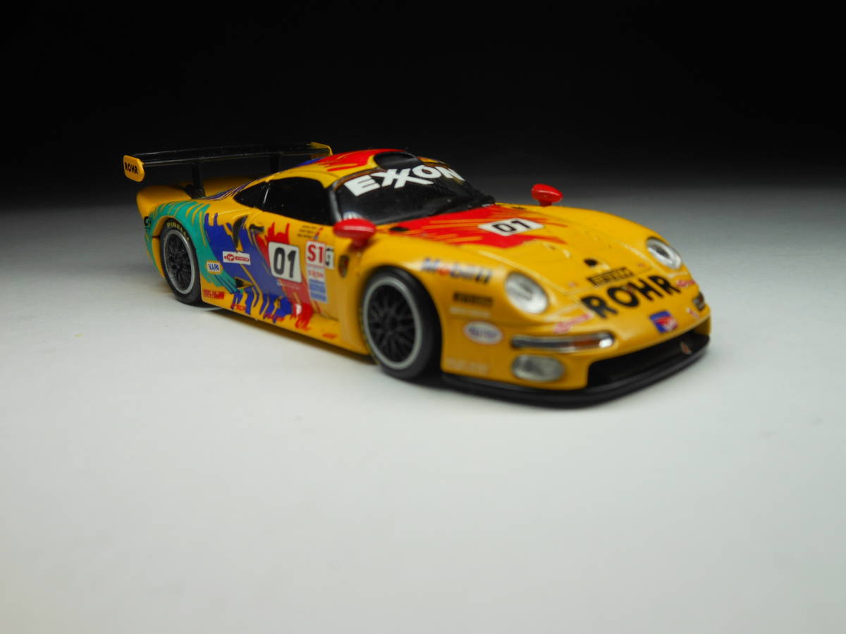 ミニチャンプス 1/43 ポルシェ 911 GT1…＃01 J.ロール/A.マクニッシュ/A.ピルグリム …1997（箱無し）_画像2