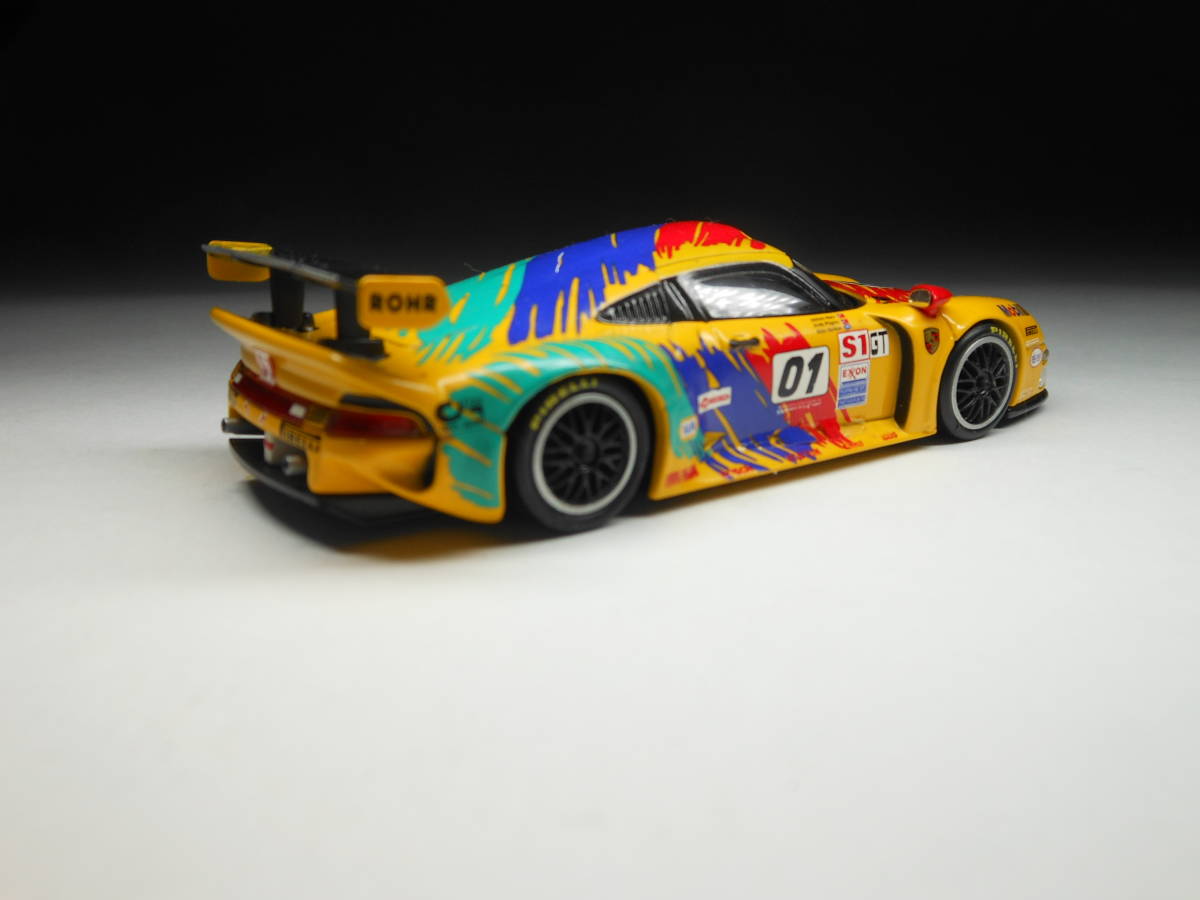 ミニチャンプス 1/43 ポルシェ 911 GT1…＃01 J.ロール/A.マクニッシュ/A.ピルグリム …1997（箱無し）_画像4