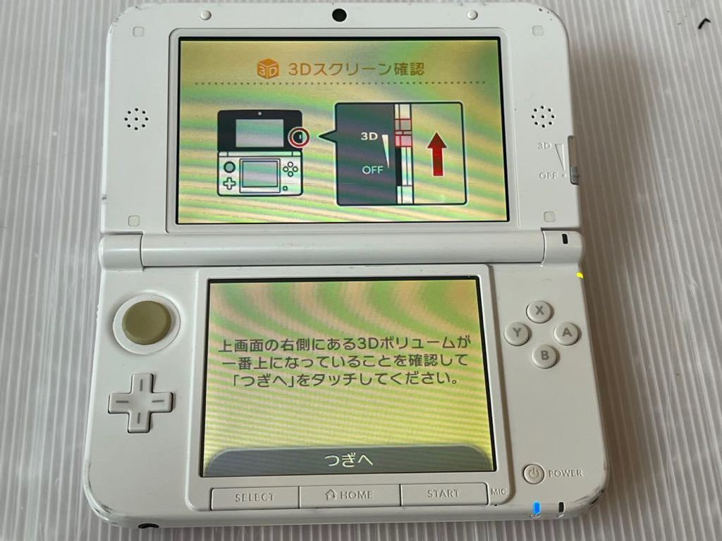 タッチペン無し】【SDカード無し】ニンテンドー3DS LL ホワイト Yahoo