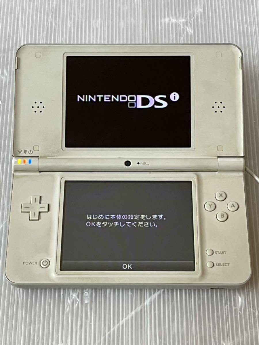 ☆動作良好　DSiLL ☆ ニンテンドーDSi LL ナチュラルホワイト 状態良好 本体 タッチペンとSDカードなし　 Nintendo DS i