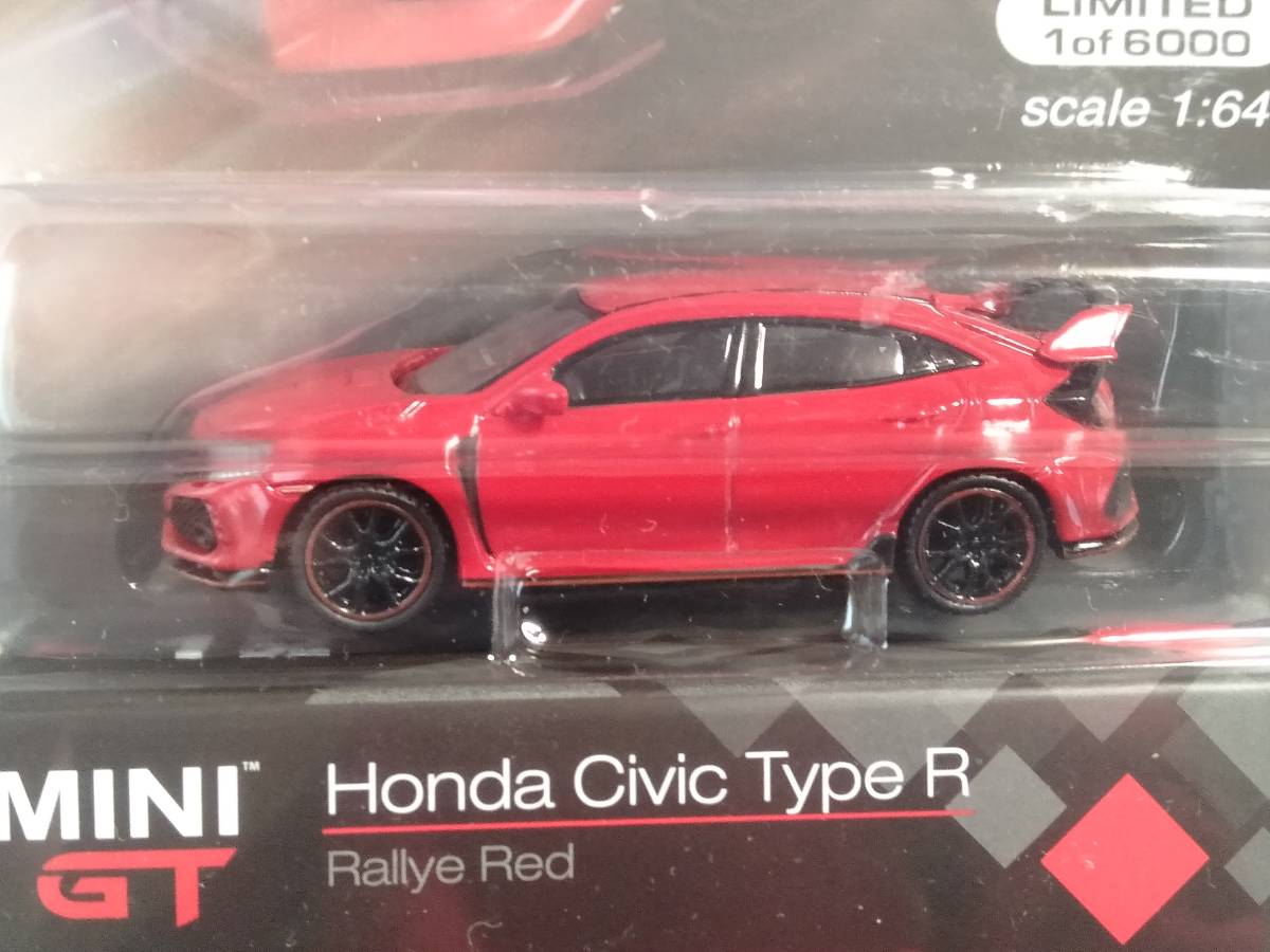 ■未開封■ MINI GT 1/64 Honda Civic Type R LHD 赤 MiJo Toys限定_画像2