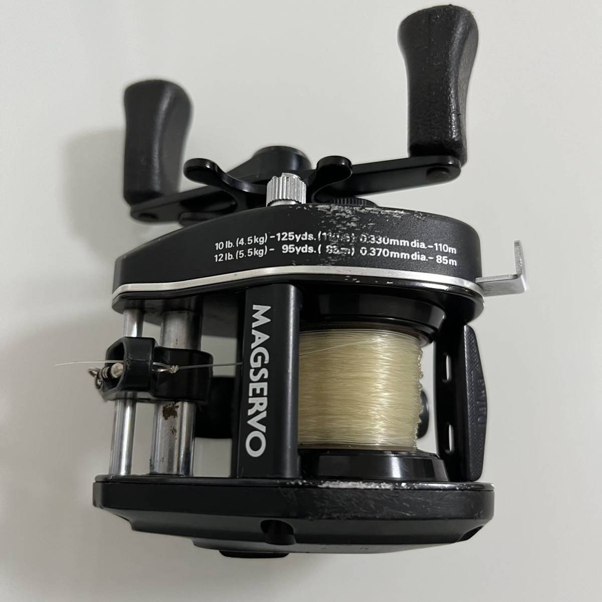 希少 当時物 中古 Daiwa ダイワ PHANTOM MAGSERVO ファントム マグサーボ GS-10 ビンテージ ベイトリール バスフィッシング_画像2