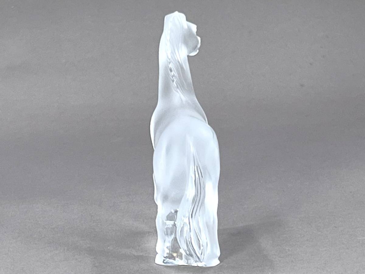 （好日）うぶだしLALIQUE ラリック クリスタルガラス 馬 置物 オブジェ　アンティーク　コレクション_画像6