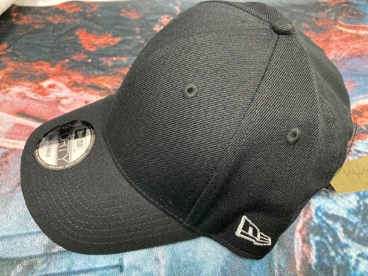 Yohji Yamamoto x New Era ヨウジヤマモト ロゴ キャップ 男女兼用 中古 ■ 人気 ■ ブラック ■ JZ 3_画像1