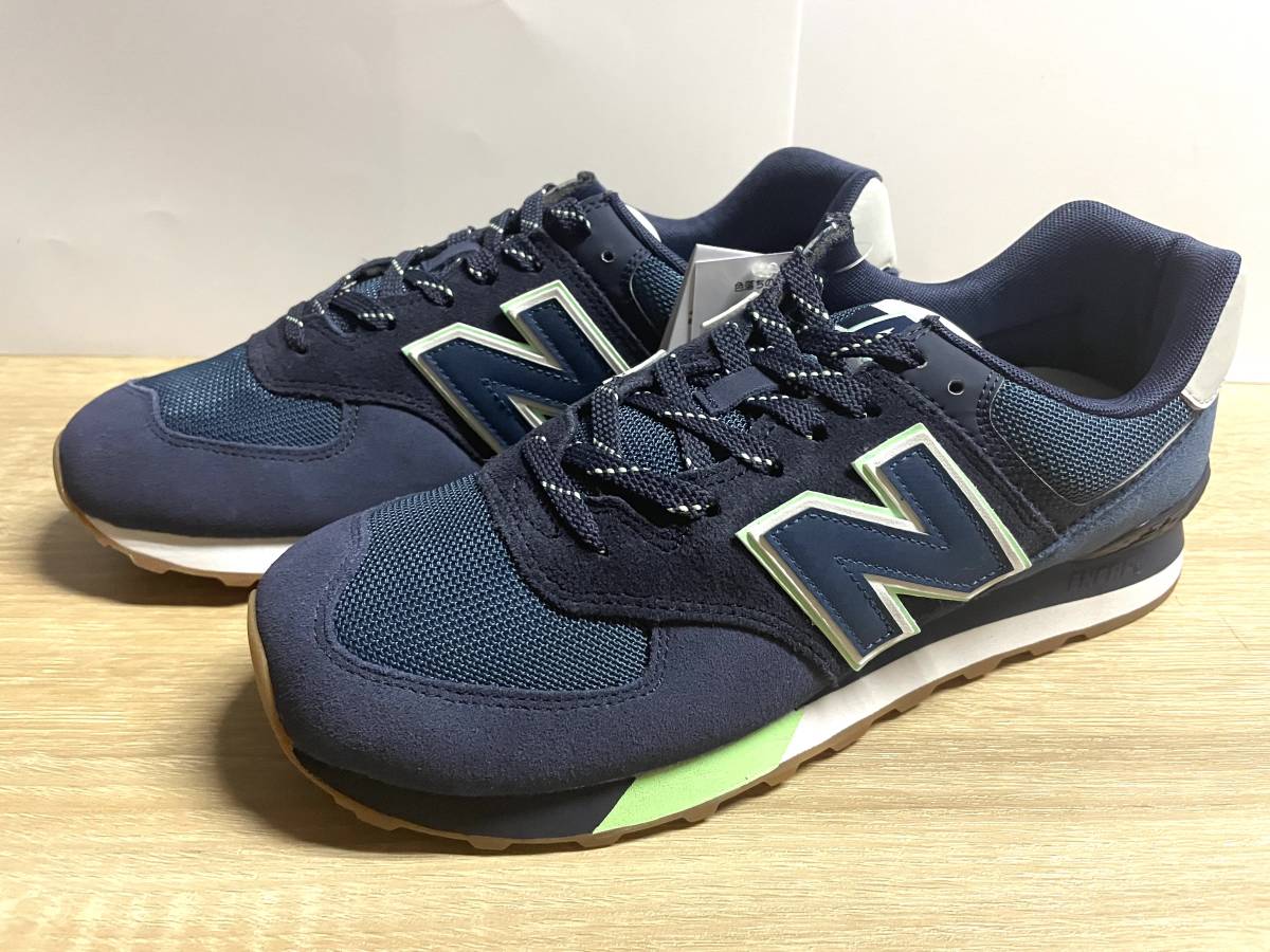 未使用 ニューバランス ML574PU2 D ネイビー(NAVY) 27cm new balance_画像2