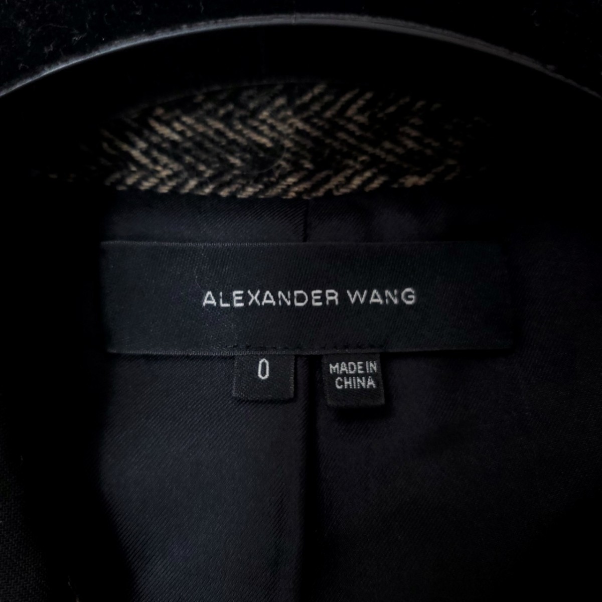 アレキサンダーワン Alexandre wang★ヘリンボーン柄★ダブルボタン*七分袖★ジャケット ～M相当～_画像7