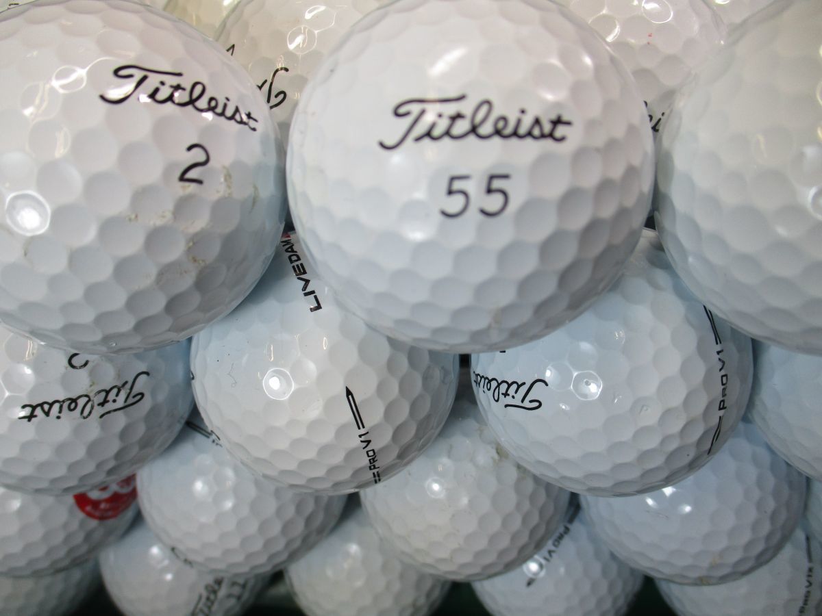 8826【☆☆☆級】タイトリスト Titleist PROV1/PROV1X [2023年] 50個_画像2