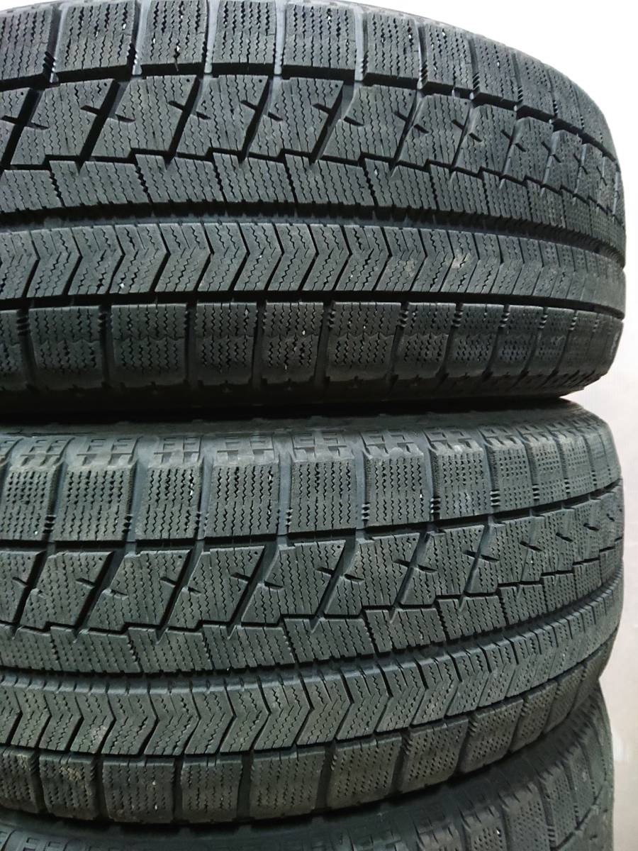 札幌 引き取り可 225/60R17 4本 BS BLIZZAK VRX 格安 冬タイヤ中古 アルファードヴェルファイア など IK-192F_画像2