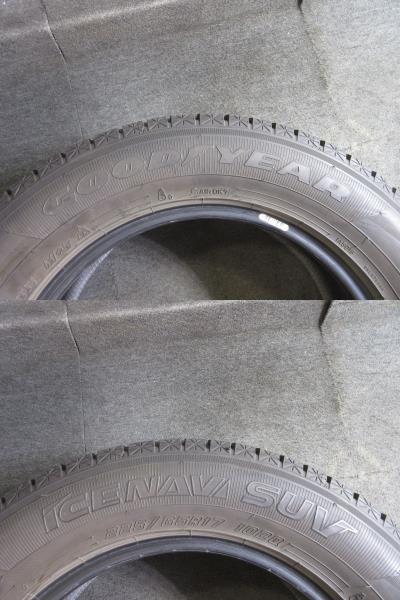 G1507 ②★バリ山★225/65R17 102Q GOODYEAR ICENAVI SUV 4本セット★個人宅様営業所止め_画像5