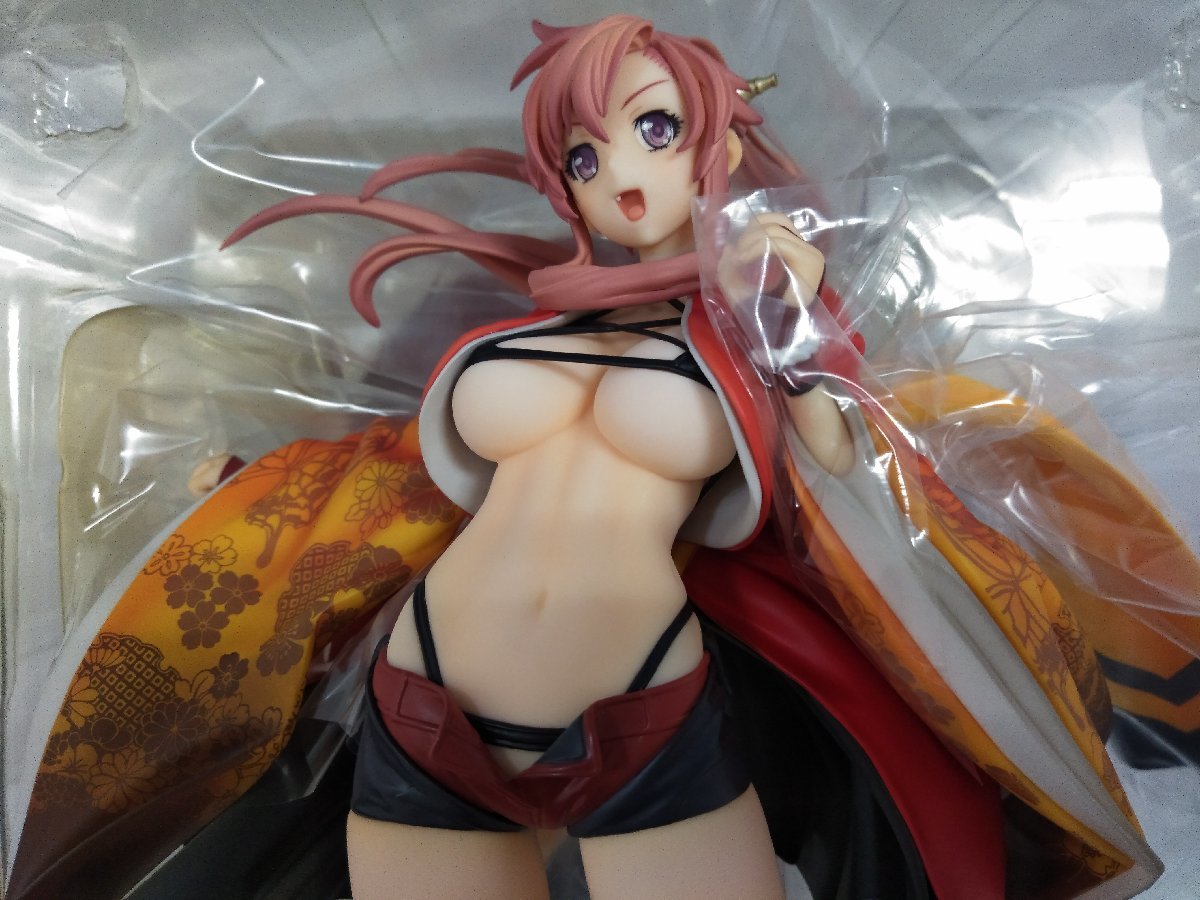 （ジャンク扱い）前田慶次 通常版 「百花繚乱 サムライガールズ」 1/8 PVC製塗装済み完成品　フィギュア　ホビージャパン/アルター_画像6