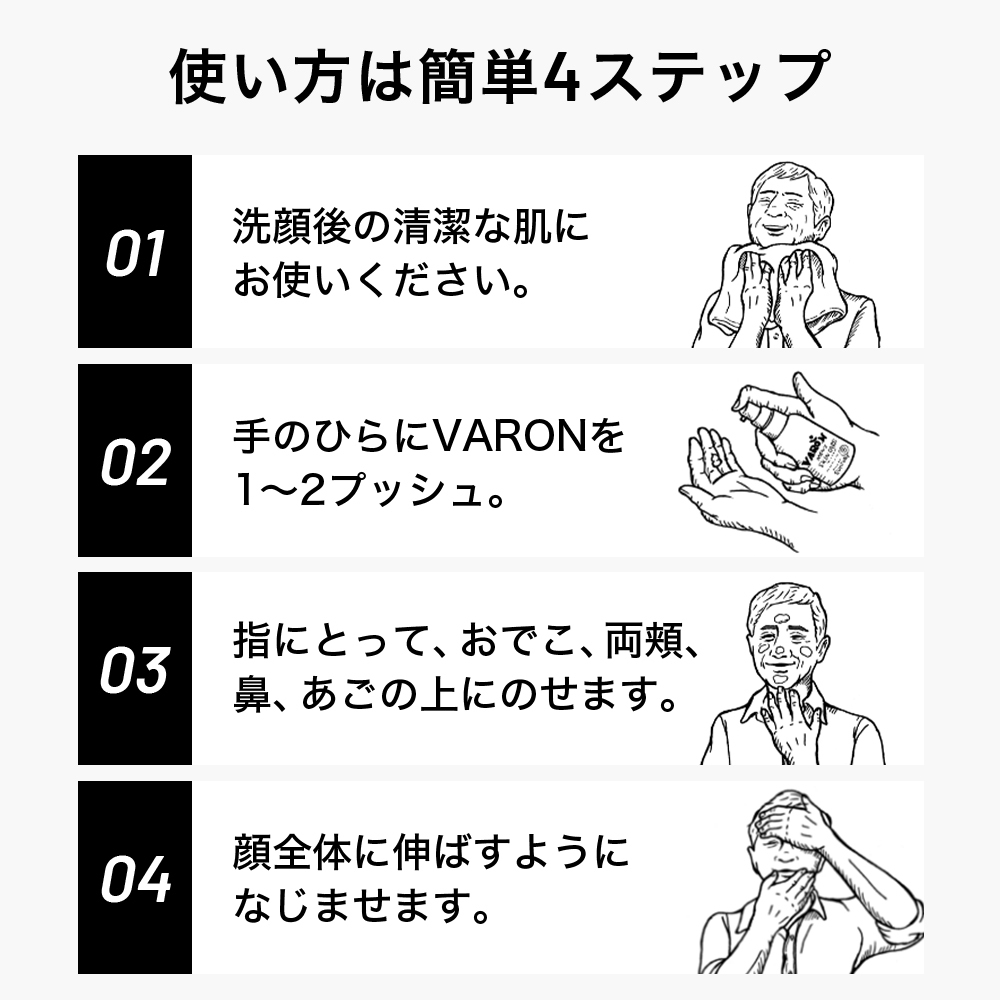 【新品未開封】VARON ヴァロン クラッシック 120ml オールインワンセラム バロン メンズコスメ サントリー 化粧水 美容液 クリーム 保湿 _画像8