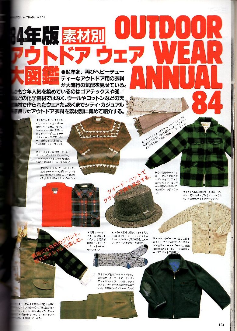 雑誌MEN'S CLUB No.275(1984年1月号)★トラッド・コーディネイト講座/街アイ：鈴鹿サーキット★アウトドアウェア/ラルフ・ローレン物語★_画像7