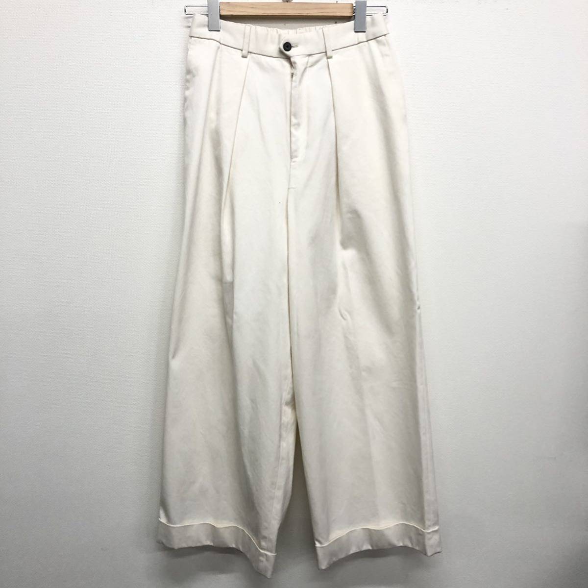 【MARKAWARE】マーカウェア★パンツ PLEATED WIDE TROUSERS プリーテッドワイドトラウザース ボトム サイズ2 A22B-04PT01C 11_画像1