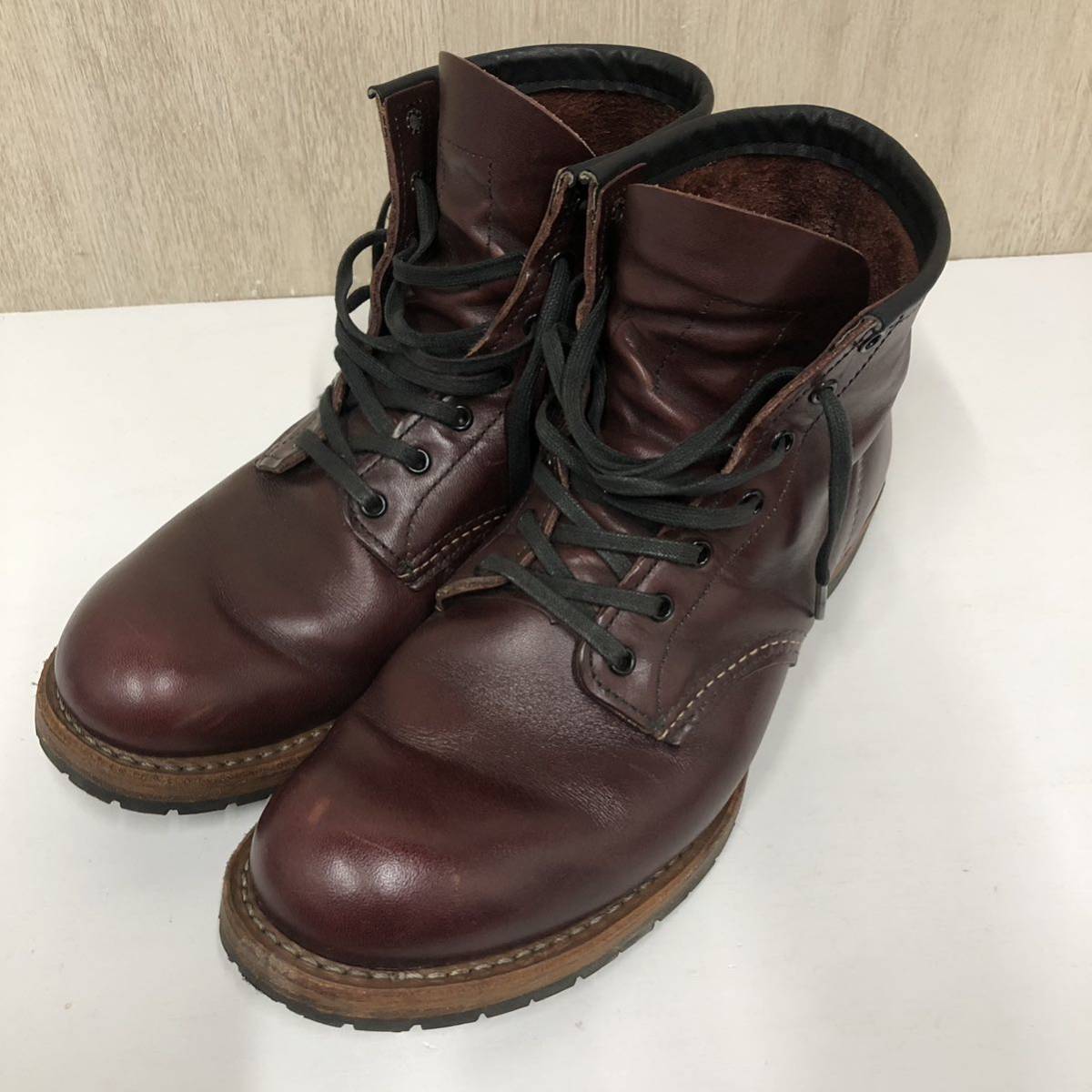 【RED WING】レッドウィング★ベックマンブーツ ラウンド レースアップブーツ レザー サイズUS9.5(27.5cm) 9011 11_画像1