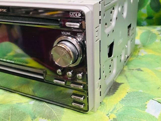 当時物 希少 カーオーディオ イクリプス E3305CMT CD-R/MDLP対応 DSP CD,MDプレーヤー 卓上テスト済 全国送料無料♪ 綺麗♪