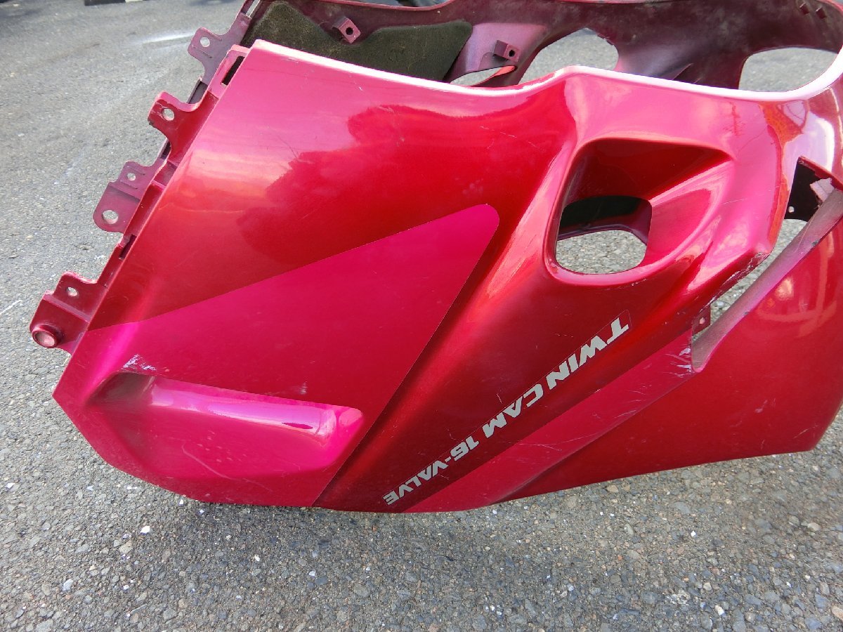 中古 純正部品 カワサキ KAWASAKI ZZ-R 400 ZX400K アッパーカウル 55028-1242 管理No.39174_画像7