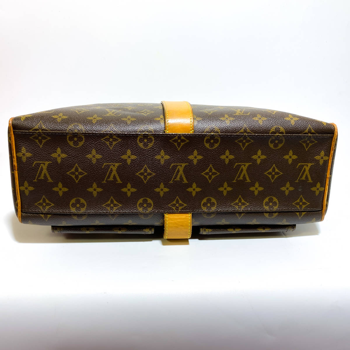 【廃番】LOUISVUITTON ルイヴィトン モノグラム マンハッタンGM M40025 ハンドバッグ レディース レザー ブラウン manhattan_画像6