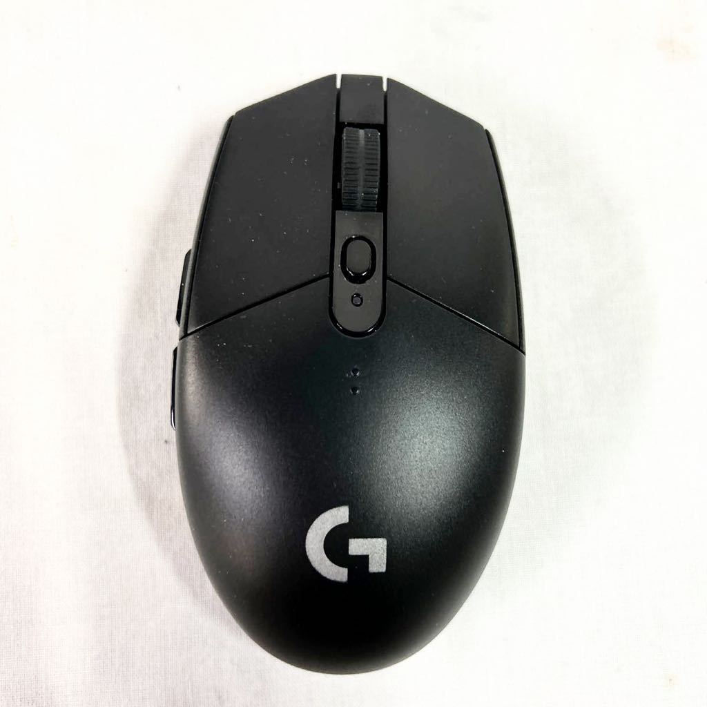 現状品販売 Logicool G ロジクール ゲーミングマウス 無線 G304 HEROセンサー LIGHTSPEED ワイヤレス 99g軽量 【OTNA-589】_画像2