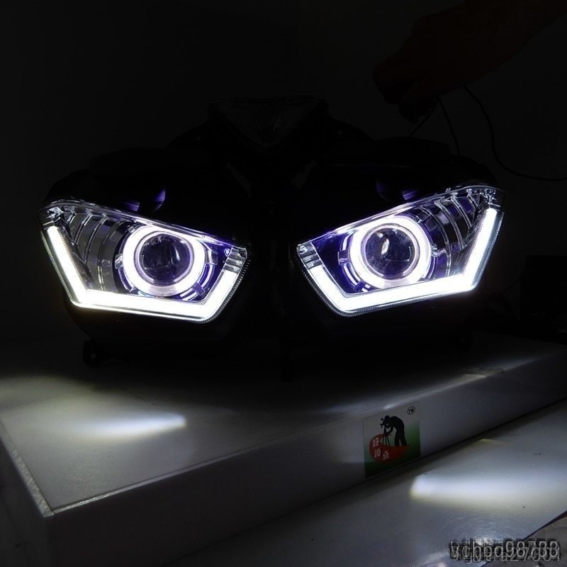 【ワオ！】オートバイ ledヘッドライトヤマハyzf R25 R3 天使悪魔アイhidプロジェクター YZF-R25 R3 hidエンジェルアイ 2013-2017_画像2