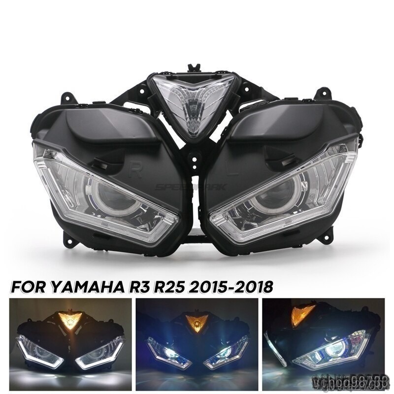 【ワオ！】オートバイ ledヘッドライトヤマハyzf R25 R3 天使悪魔アイhidプロジェクター YZF-R25 R3 hidエンジェルアイ 2013-2017_画像6