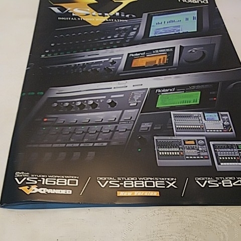 v studio roland パンフレット 全14ページ 機材雑誌 vs-1680 vs-8800ex vs-840ex 音楽_画像2