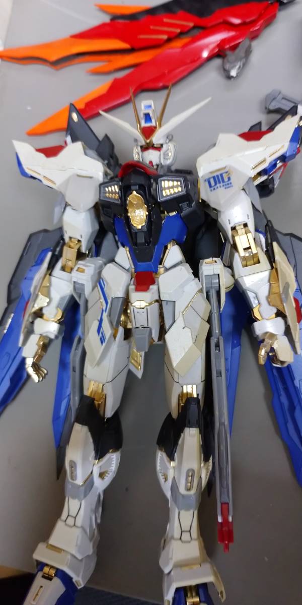 海外製 メタルビルド風 1/100 ストライクフリーダムガンダム デスティニーガンダム(ハイネ機) ジャンク品 ストフリ ガンプラ_画像4