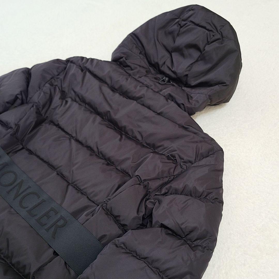 1円～ 未使用級 MONCLER モンクレール DERA デラ ダウンコート サイズ3 Aライン ブラック 正規品 新型 1スタ_画像6