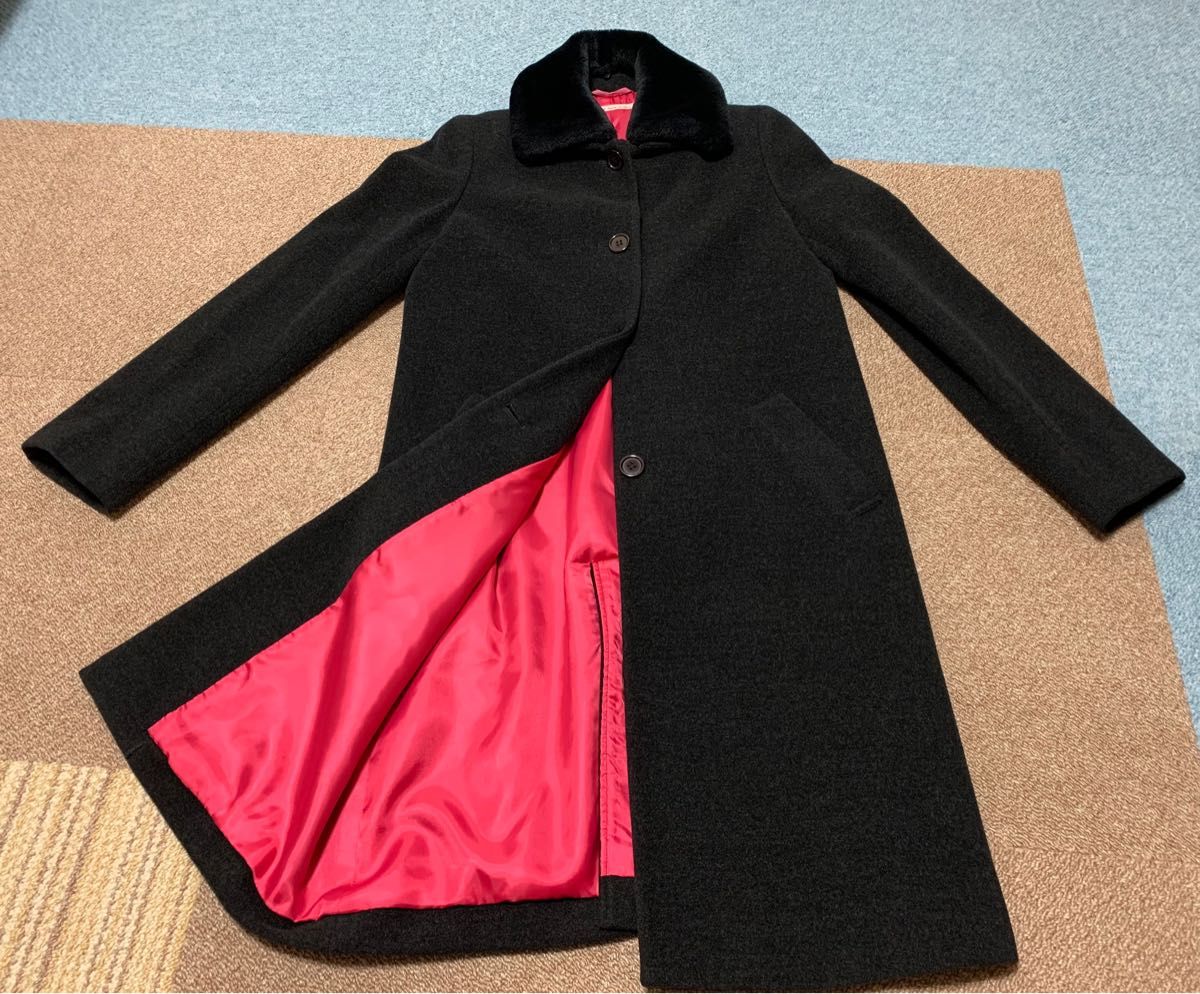 Paul Smith Women ポールスミス ロングコート 黒 ブラック サイズ42