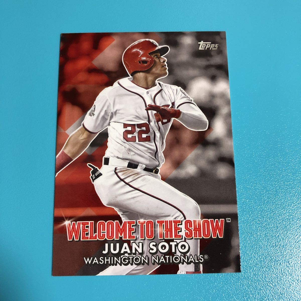 Juan Soto 2022 Topps Series1 #WTTS-11 Welcome to the Show Insert Washington Nationals Padres_画像1