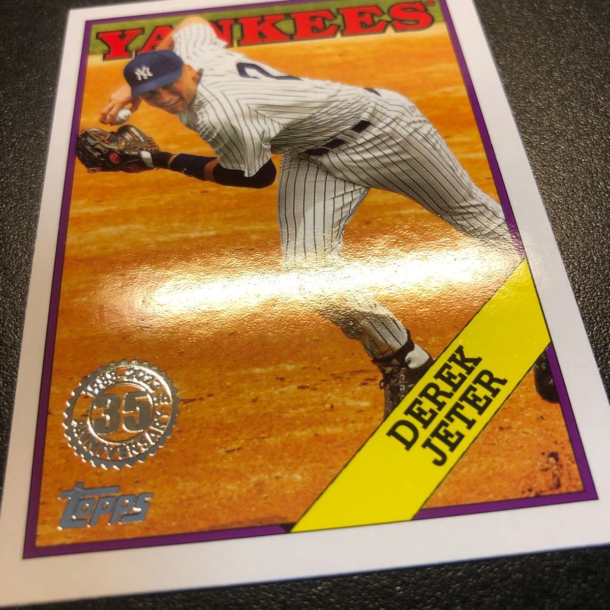 Derek Jeter 2023 Topps Update #88US-35 35th Anniversary Yankees_画像7