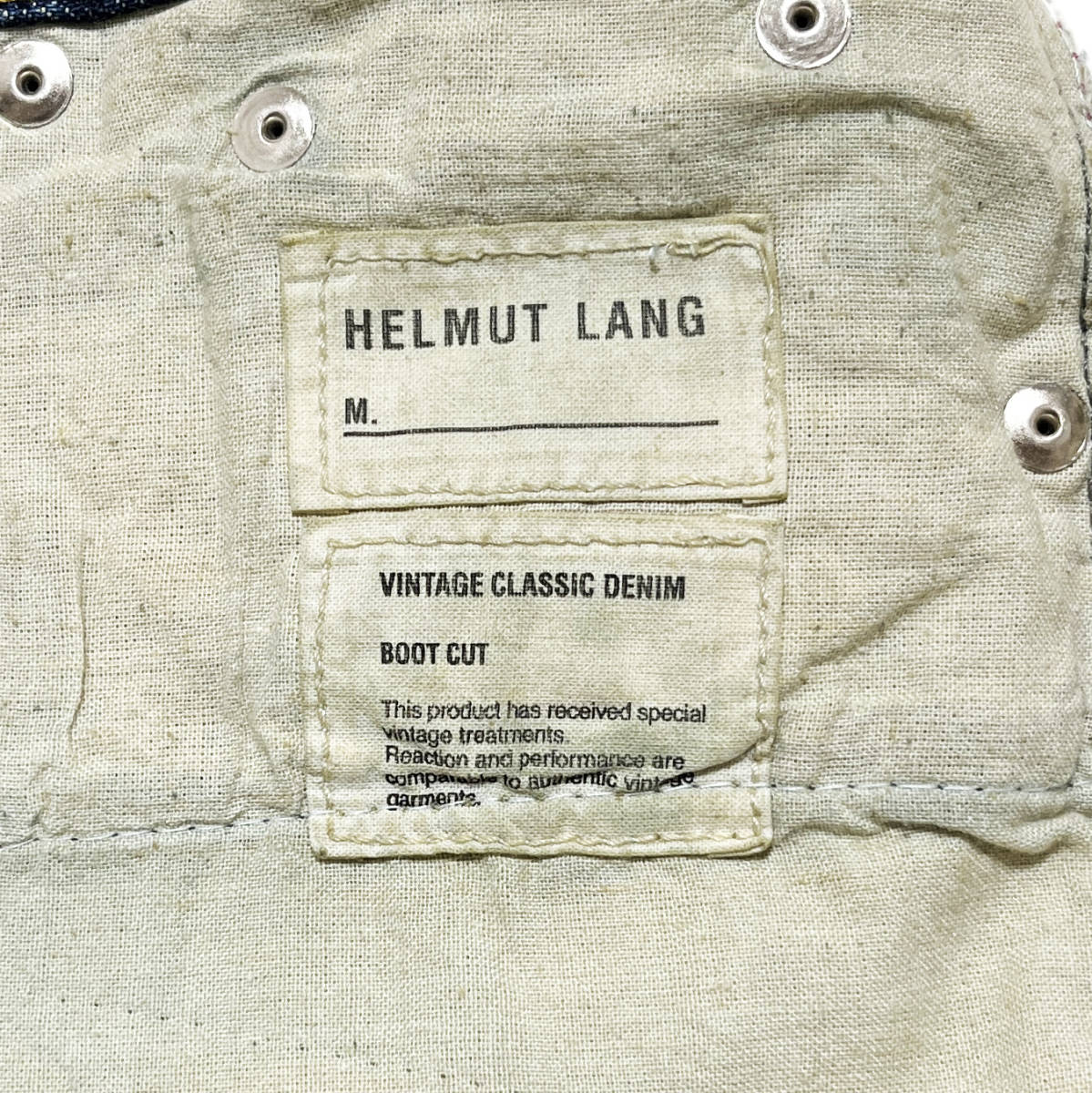  неиспользуемый товар HELMUT LANG VINTAGE CLASSIC DENIM Италия производства Denim джинсы 27 Helmut Lang сам период брюки MARTIN MARGIELA APC PRADA