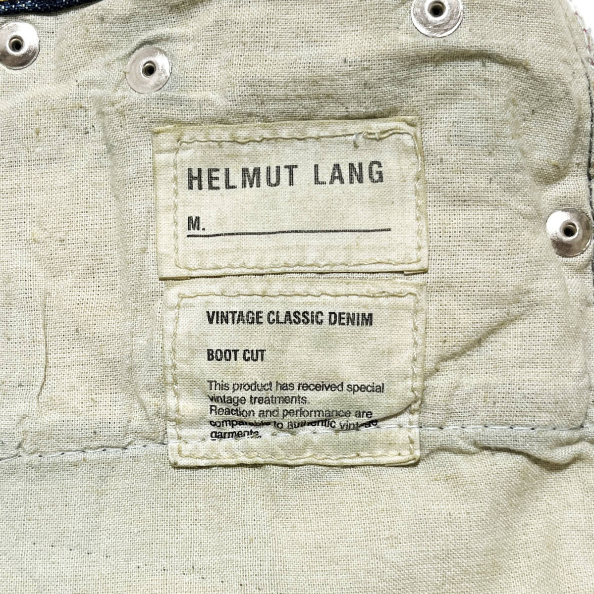 デッドストック HELMUT LANG VINTAGE CLASSIC DENIM イタリア製 デッドストック HELMUT LANG VINTAGE CLASSIC DENIM イタリア製