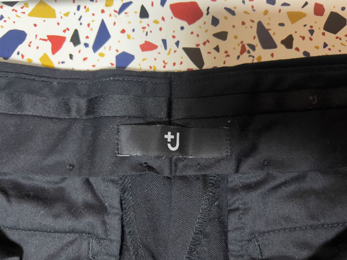 ユニクロ UNIQLO ウールブレンドパンツ スラックス 黒 ブラック ユニクロ UNIQLO ウールブレンドパンツ スラックス 黒 ブラック
