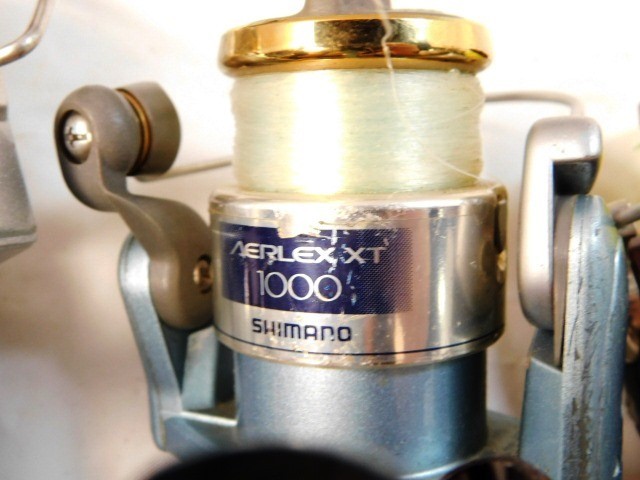 A784★シマノ/他/スピニングリール/5点セット/ SHIMANO/AERLEX XT1000/MIG Z 800/ Daiwa /GS600Z/ DIAMOND2/ Long Micon2/釣り★送料870〜_画像3